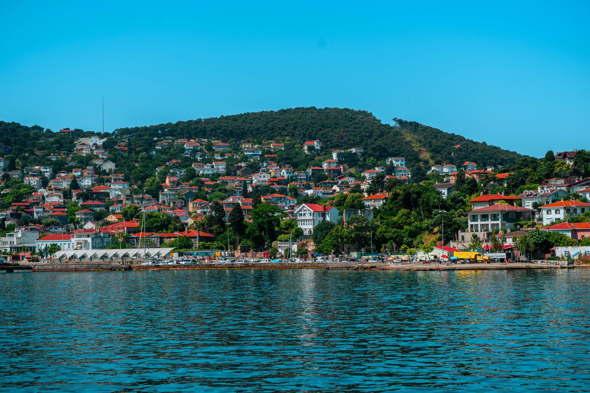 Büyükada à Istanbul en Turquie, île des Princes abritant le monastère orthodoxe Saint-Georges